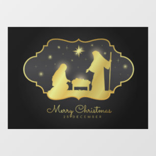 "Merry Christmas" Window Cling