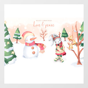 "Merry Christmas" Window Cling