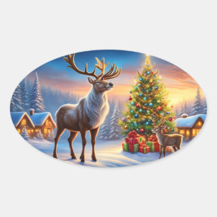 Merry Christmas window stickers