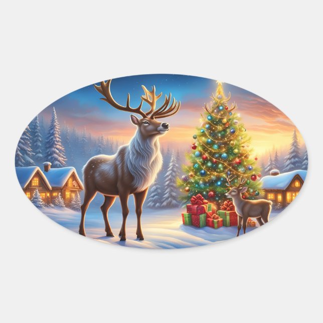 Merry Christmas window stickers (Front)