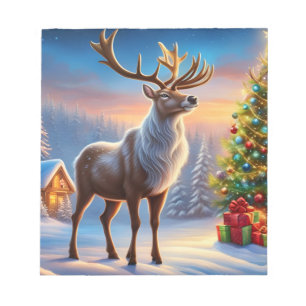 Merry Christmas window stickers Notepad