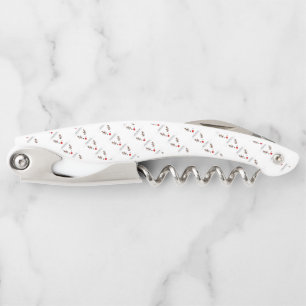 Merry Christmas Winking Rudolph Corkscrew