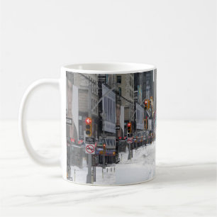 Merry Christmas Winter Snow New York City Coffee Mug