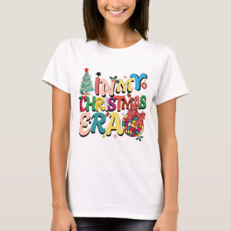 Merry Christmas Winter Snowflake Vintage Christmas T-Shirt