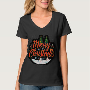 "Merry Christmas: Winter Wonderland Design" T-Shirt