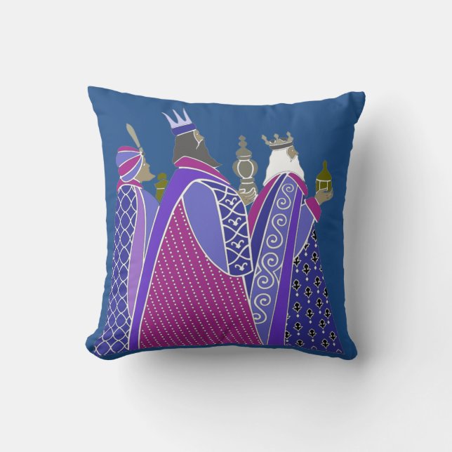 Merry Christmas - Wise Men Pillow (Front)
