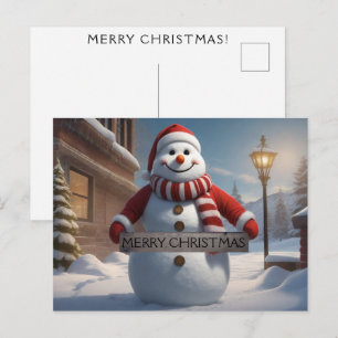 Merry Christmas Wishes Filled With Joy And Love Postcard