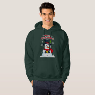 Merry Christmas with a Magical Snowman Hoodie