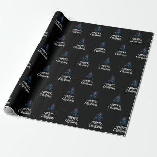 Merry Christmas with Australia flag Wrapping Paper