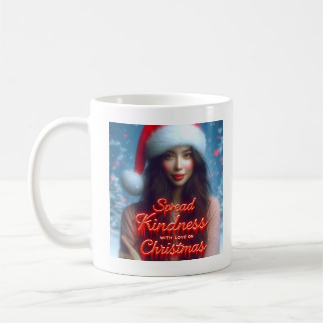 Merry christmas with beautiful mugs (Left)