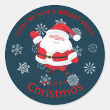 Merry christmas with Cute Santa