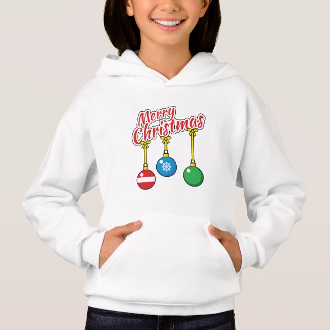 Merry Christmas with Hanging Balls (Front)