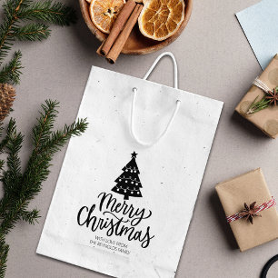 Merry Christmas With Love, Family Large Rubber Stamp