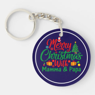 Merry Christmas with Mamma & Papa-42705 Key Ring