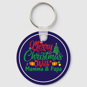 Merry Christmas with Mamma & Papa-42705 Key Ring