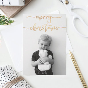 Merry Christmas with Photo Card