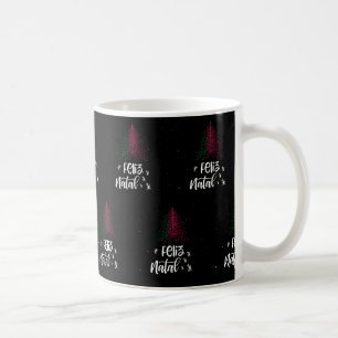 Merry Christmas with Portugal flag Coffee Mug