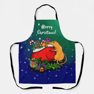 Merry Christmas with Rat Prince Apron