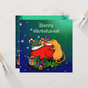 Merry Christmas with Rat Prince Card