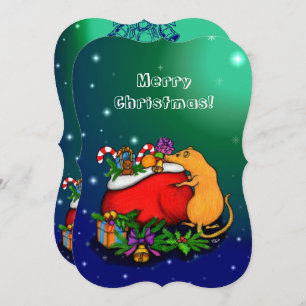 Merry Christmas with Rat Prince Invitation