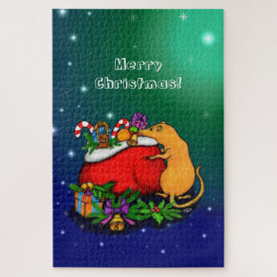 Merry Christmas with Rat Prince Jigsaw Puzzle