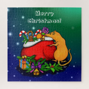 Merry Christmas with Rat Prince Jigsaw Puzzle