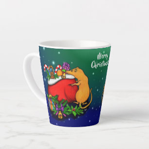 Merry Christmas with Rat Prince Latte Mug