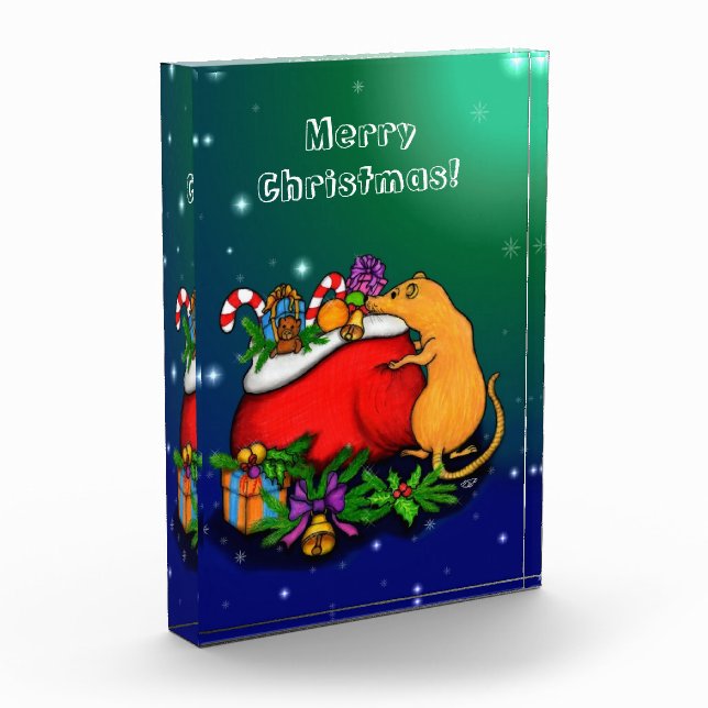 Merry Christmas with Rat Prince Photo Block (Left)