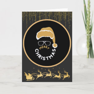 Merry Christmas With Santa Clause Holiday Card