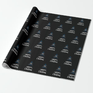 Merry Christmas with Scotland flag Wrapping Paper