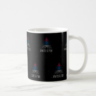 Merry Christmas with Serbia flag Coffee Mug