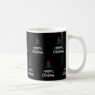 Merry Christmas with South Africa flag Coffee Mug