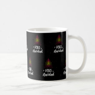 Merry Christmas with Spanish  flag Coffee Mug