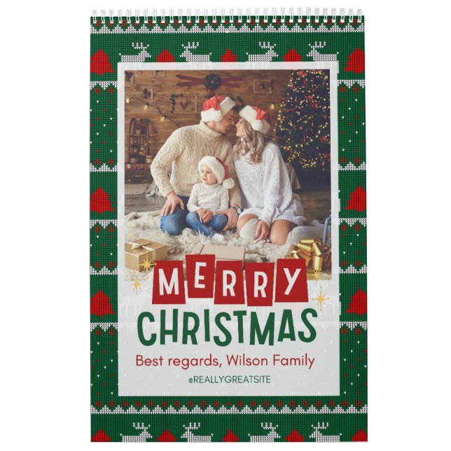 Merry Christmas With Wilson's Family Calendar (Cover)