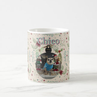 Merry Christmas Woodland Evergreen Wreath Coffee Mug