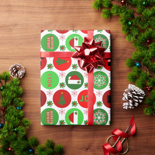 Merry Christmas Wrapping Paper (Holiday Gift)
