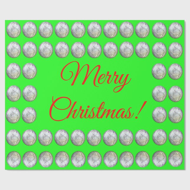Merry Christmas Wrapping Paper (Flat)