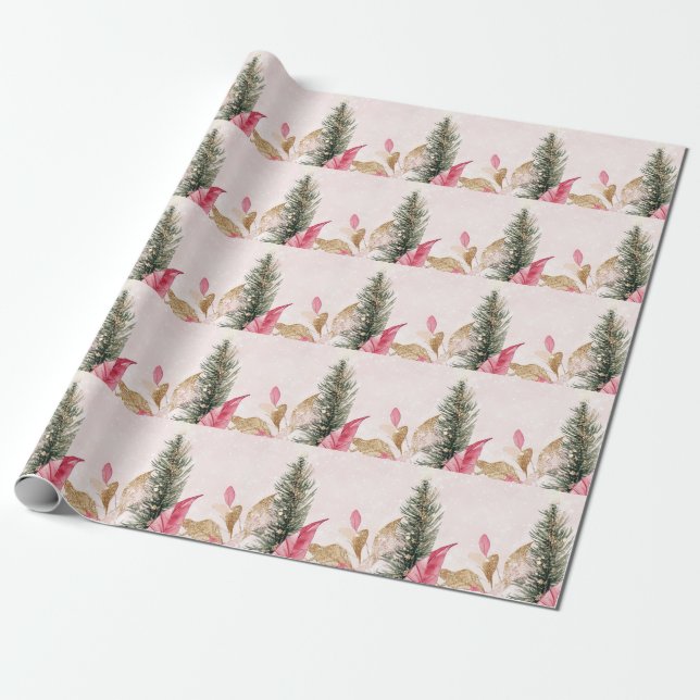 Merry Christmas  Wrapping Paper (Unrolled)