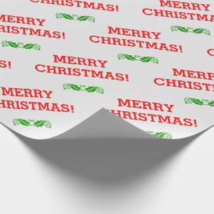 "MERRY CHRISTMAS!" WRAPPING PAPER