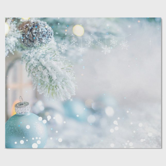 Merry Christmas Wrapping Paper (Flat)