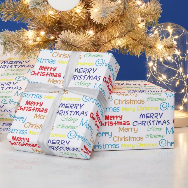 Merry Christmas Wrapping Paper (Holidays)