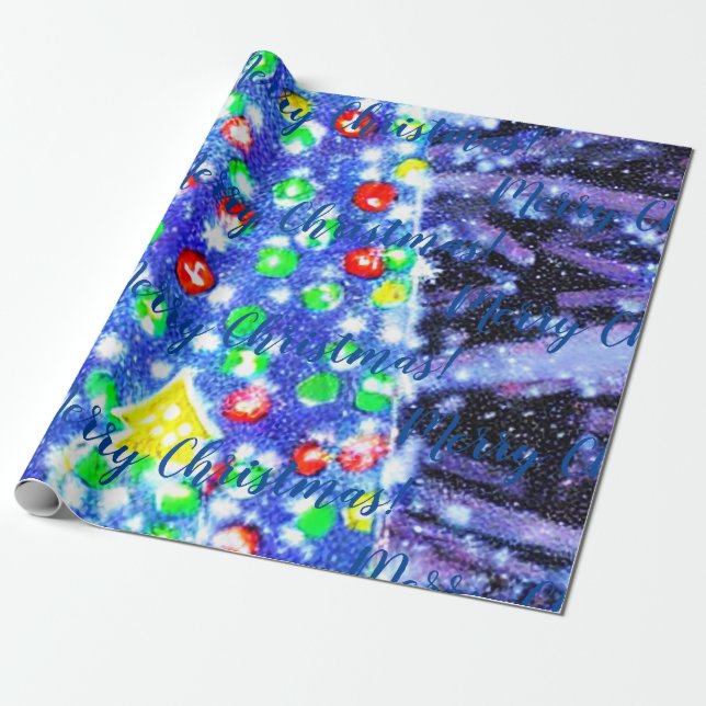 Merry Christmas! Wrapping Paper (Unrolled)
