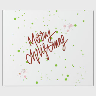 Merry christmas  wrapping paper