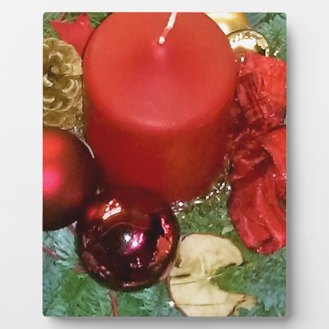 Merry Christmas Wreath Plaque (Front)