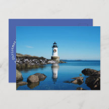 Merry Christmas Wreath Salem Lighthouse