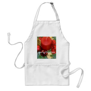 Merry Christmas Wreath Standard Apron
