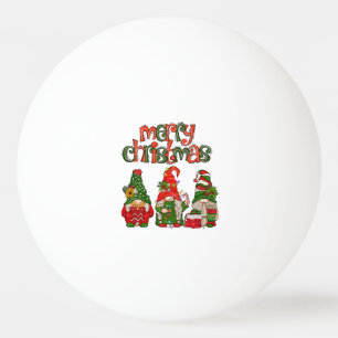 Merry Christmas writing with Santa Claus Ping Pong Ball