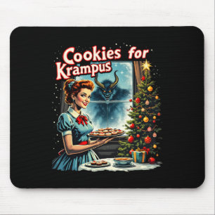Merry Christmas Xmas Cookies For Krampus Graphic U Mouse Mat