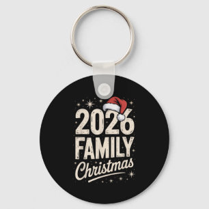 Merry Christmas Xmas Family Matching  Key Ring