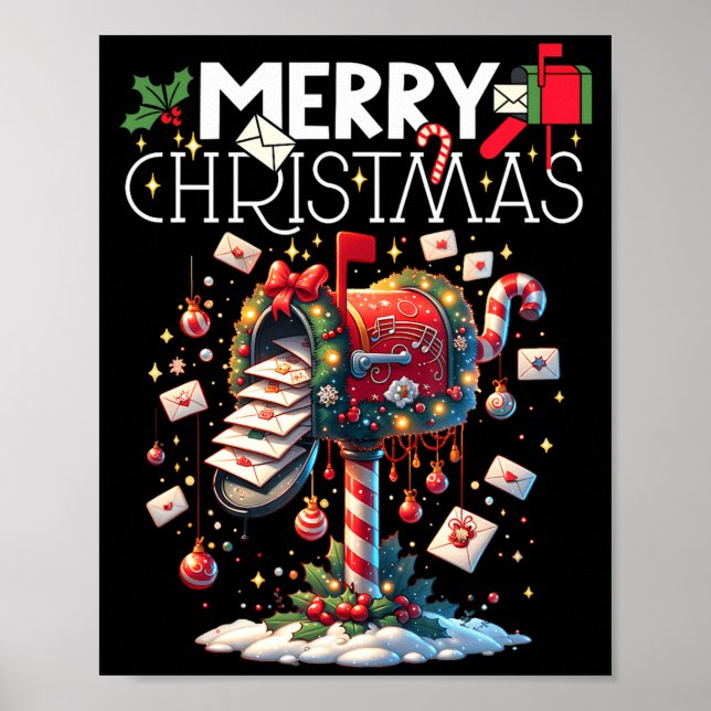 Merry Christmas Xmas Stal Worker Funny  Poster (Front)